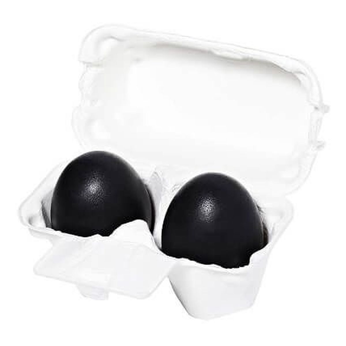 Holika Holika Charcoal Egg Soap mydło do twarzy z ekstraktem z węgla drzewnego 2x50g 100g