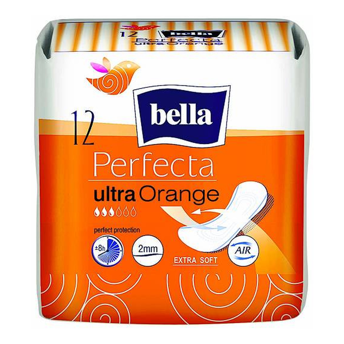 Bella Ultra Orange Perfecta Podpaski Higieniczne 12 Sztuk