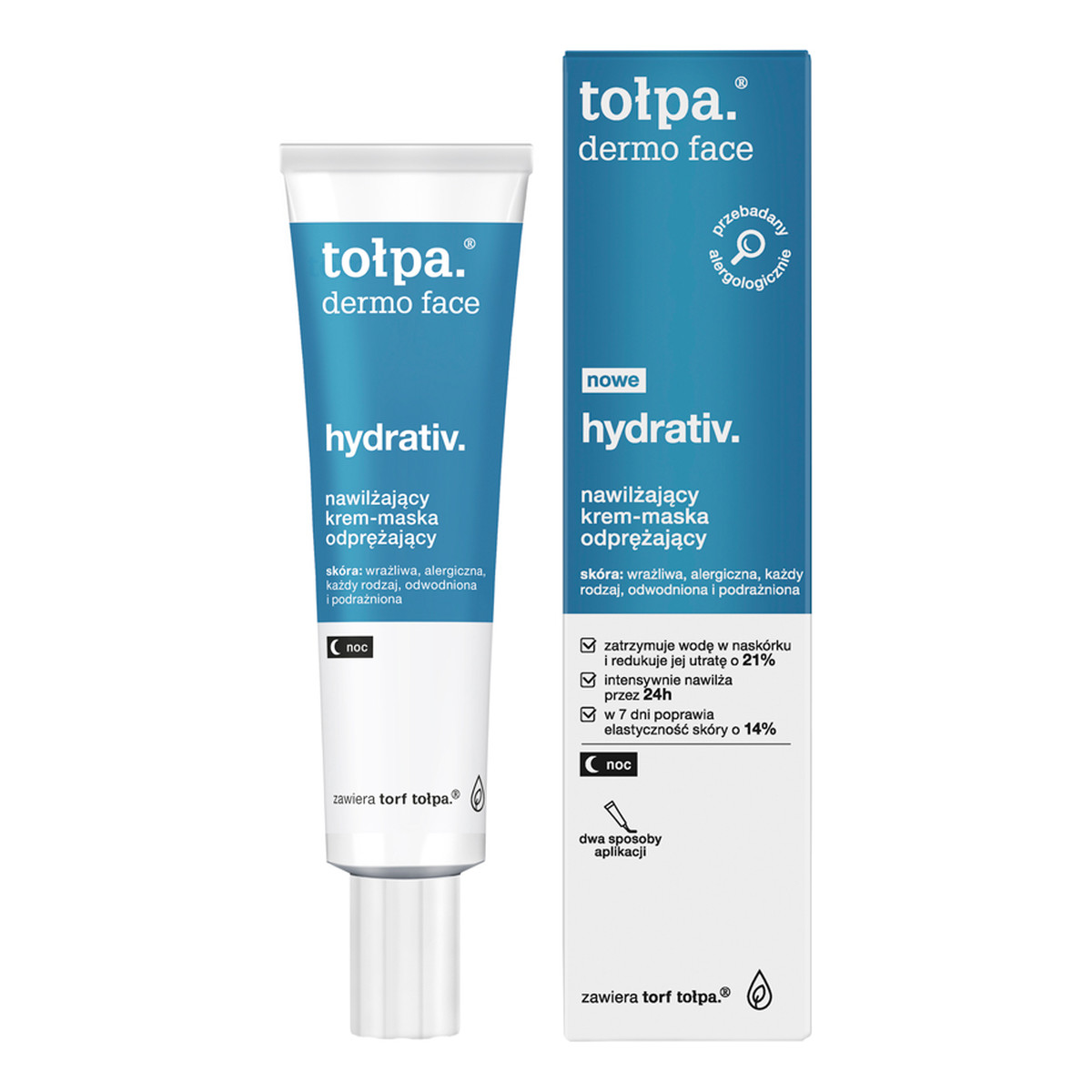 Tołpa dermo face hydrativ nawilżający krem-maska odprężający 40ml