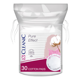 Płatki kosmetyczne Pure Effect 30 Sztuk - Okrągłe