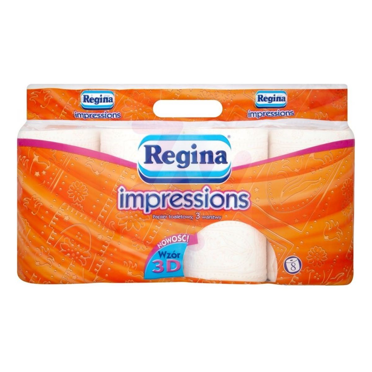 Regina Papier Toaletowy Impressions pomarańczowy