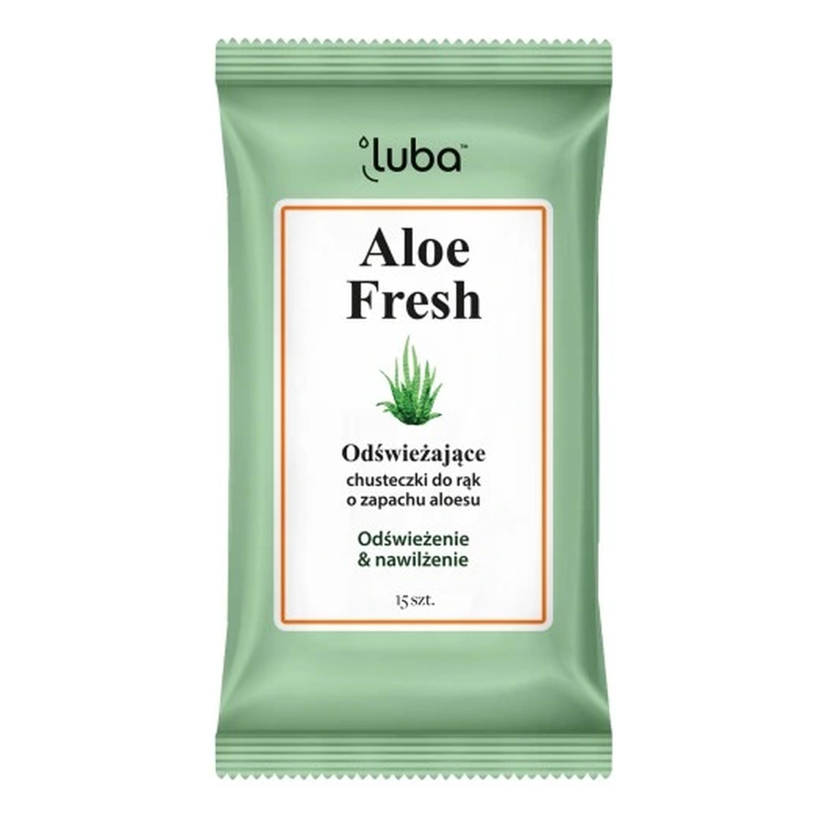 Luba ALOES NAWILŻANE CHUSTECZKI ODŚWIEŻAJĄCE 15SZT