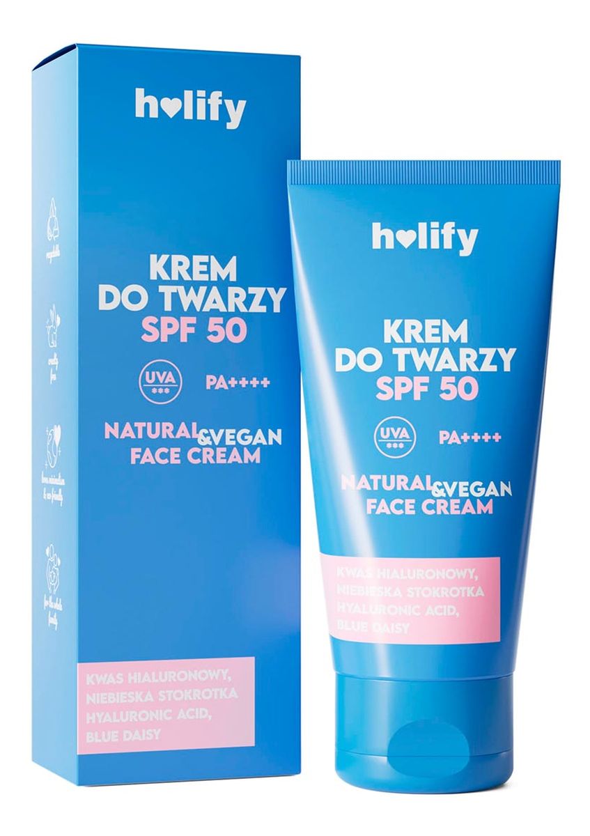 Krem do twarzy hialuronowy SPF50