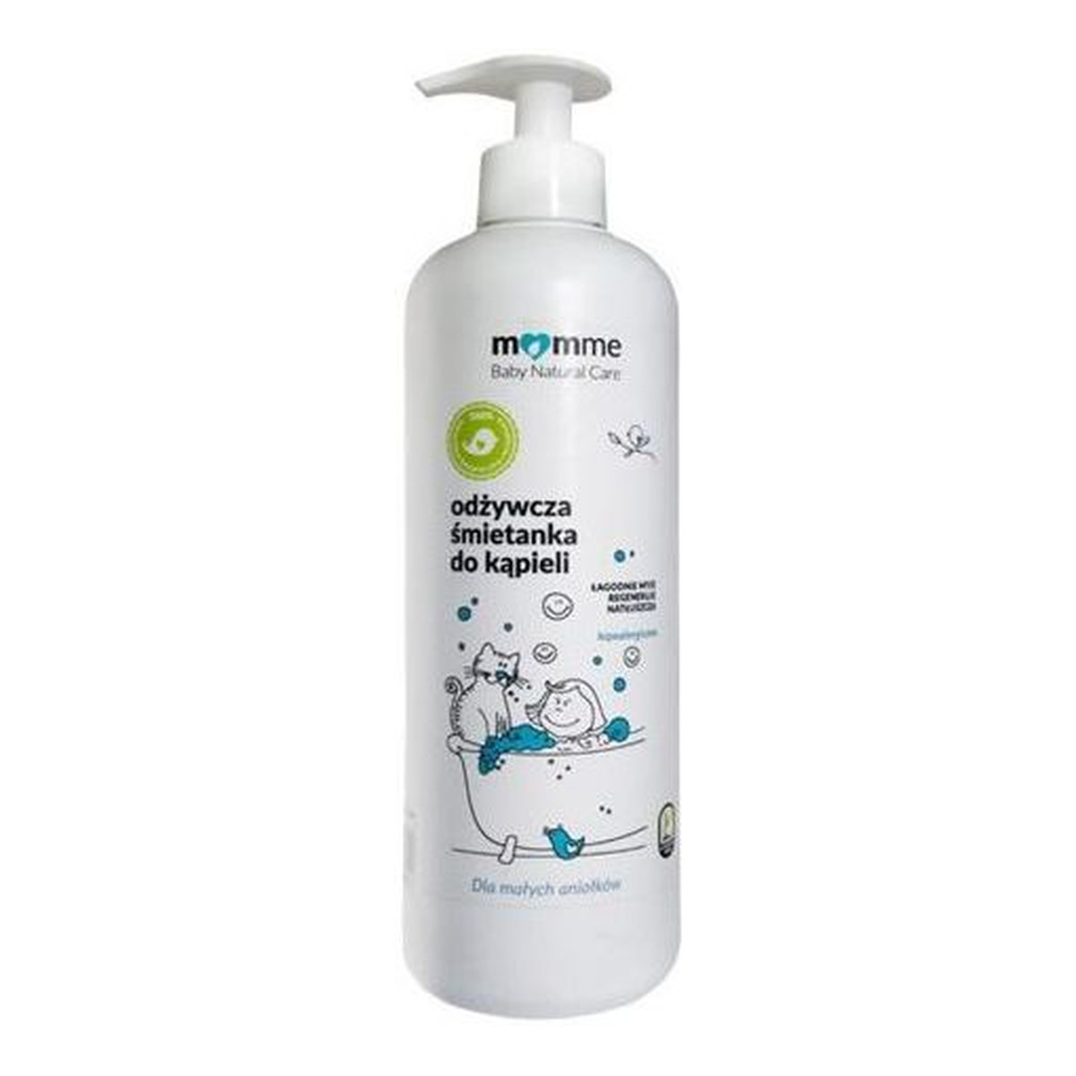 MomMe Baby Natural Care Odżywcza śmietanka do kąpieli 500ml
