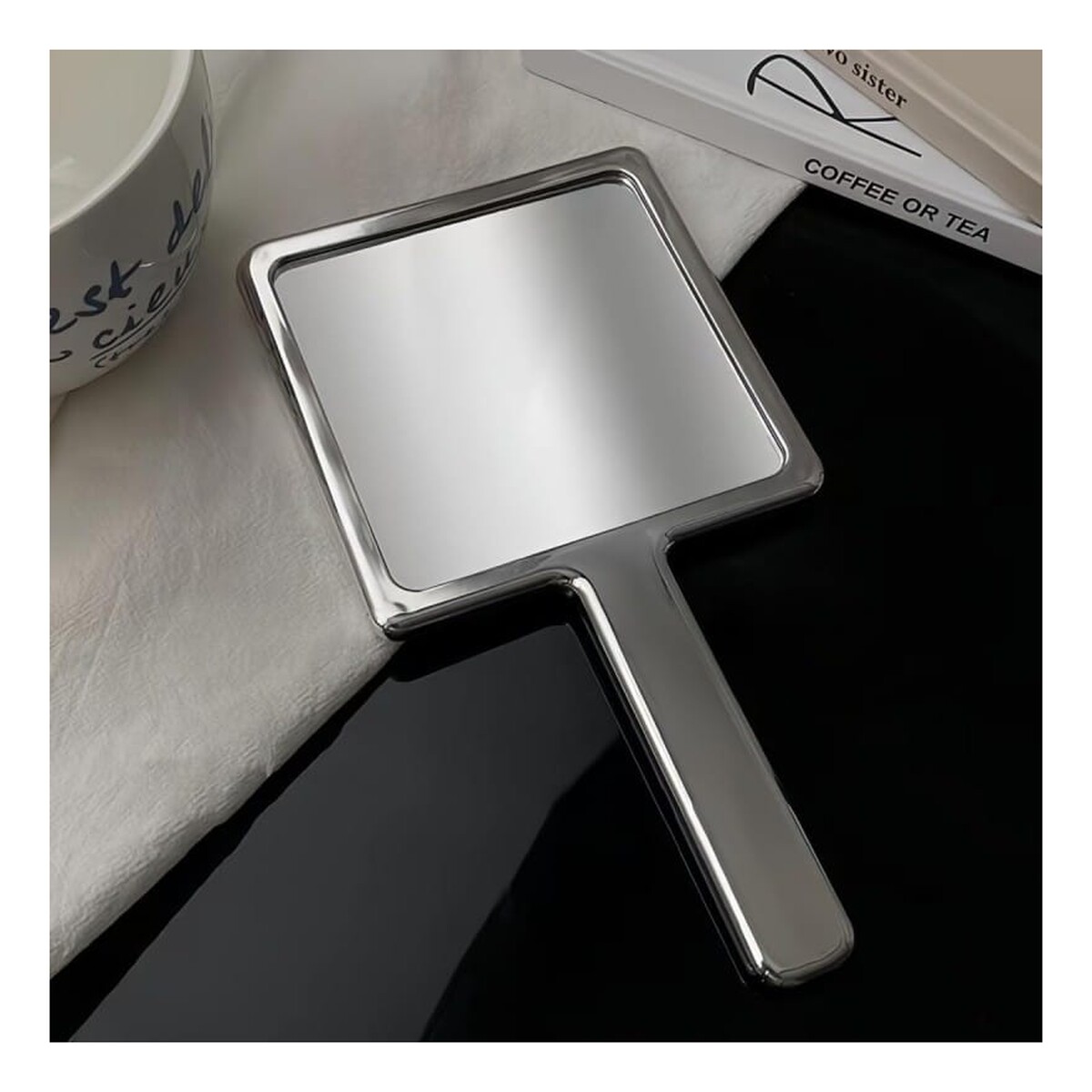 Ecarla Lusterko kosmetyczne z rączką