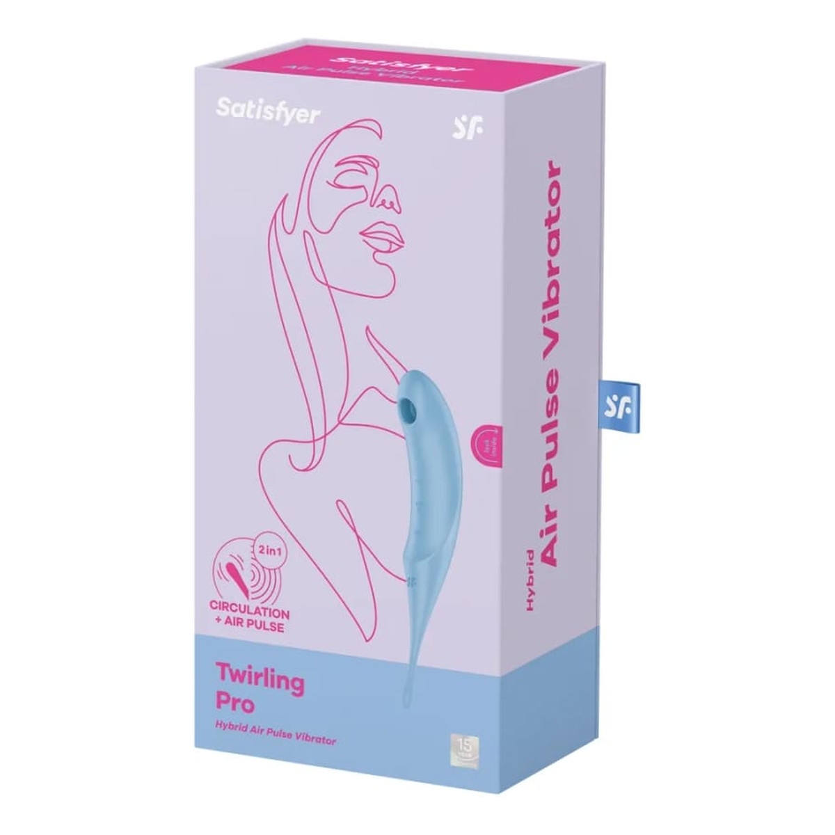 Satisfyer Twirling Pro wibrator pulsujący Blue