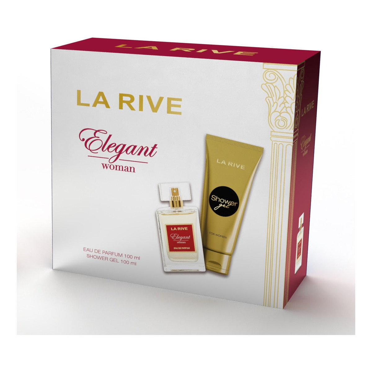 La Rive Woman Zestaw prezentowy elegant (woda toaletowa 100 ml + żel pod prysznic 100 ml)