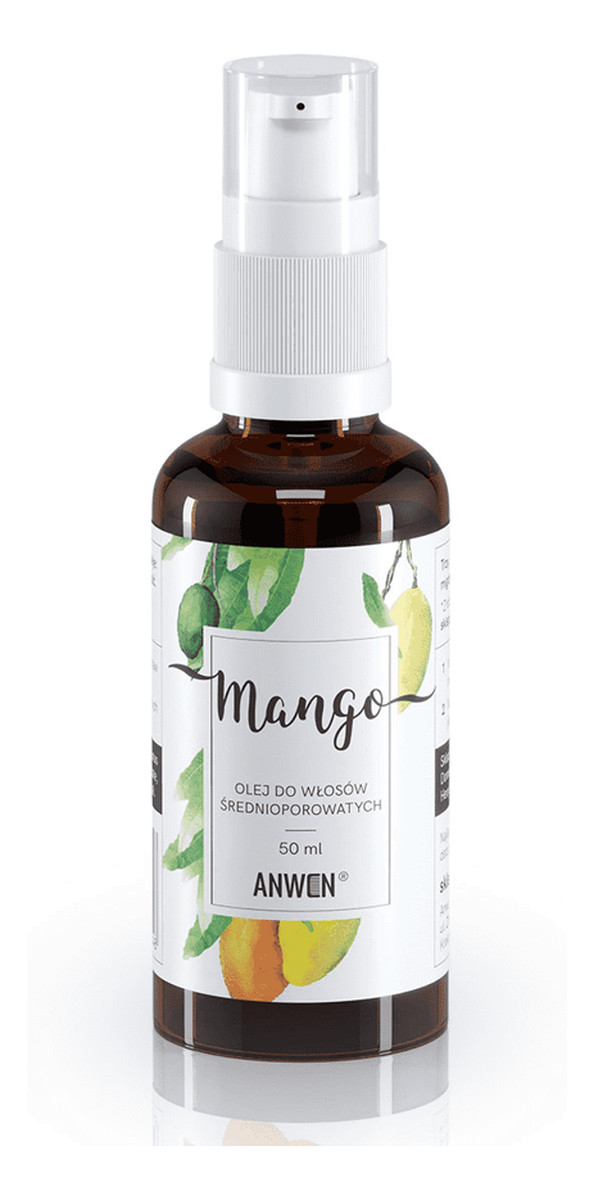 Olej Mango - do włosów średnioporowatych