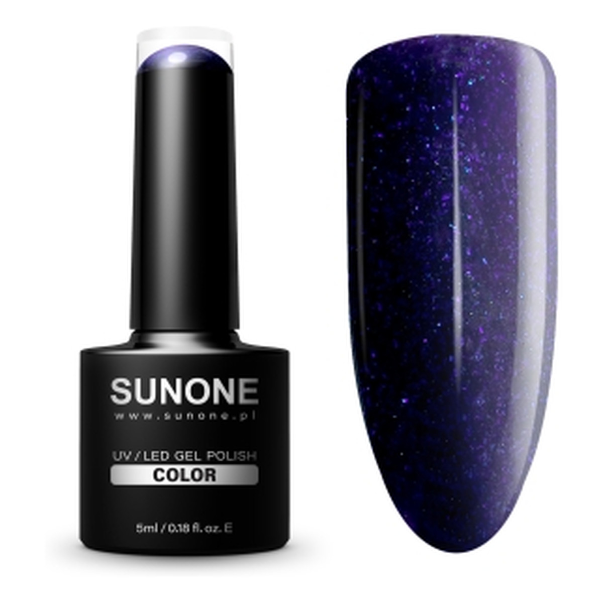 Sunone Brokatowy lakier do paznokci hybrydowy 5ml