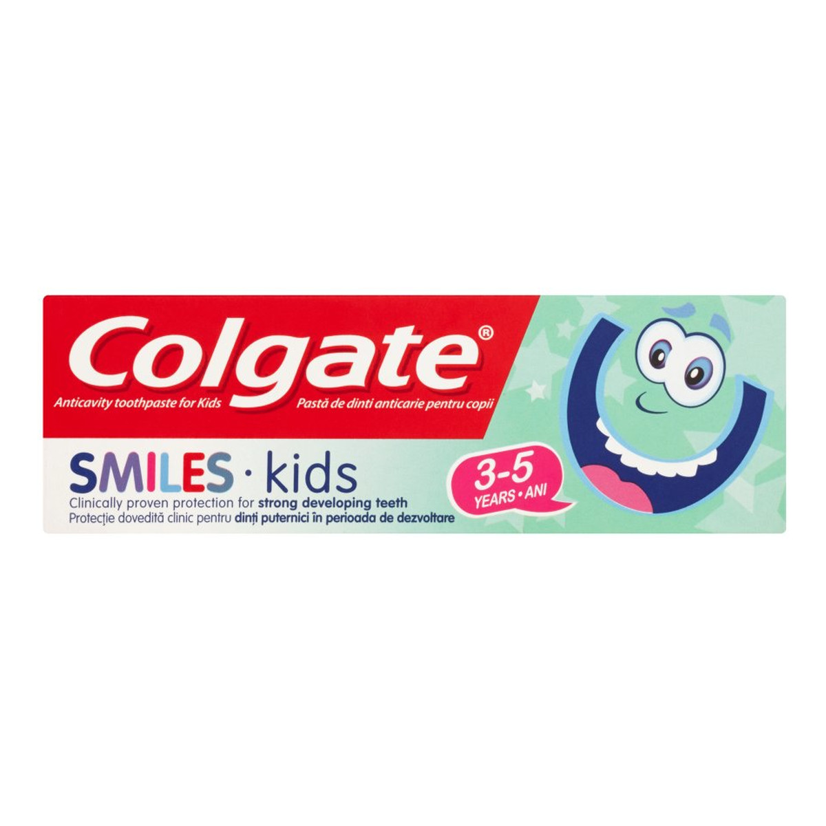Colgate Smiles Kids Przeciwpróchnicza pasta do zębów dla dzieci 3-5 lat 50ml