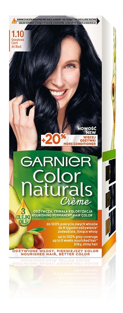 farba do włosów 1.10 granatowa czerń