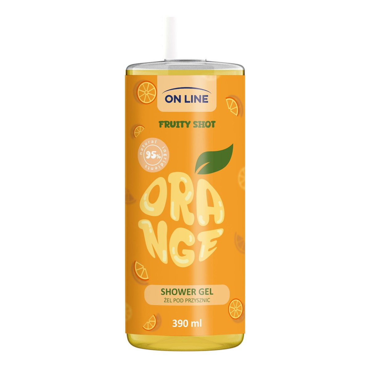 On Line Fruity Shot Żel pod prysznic orange 390ml