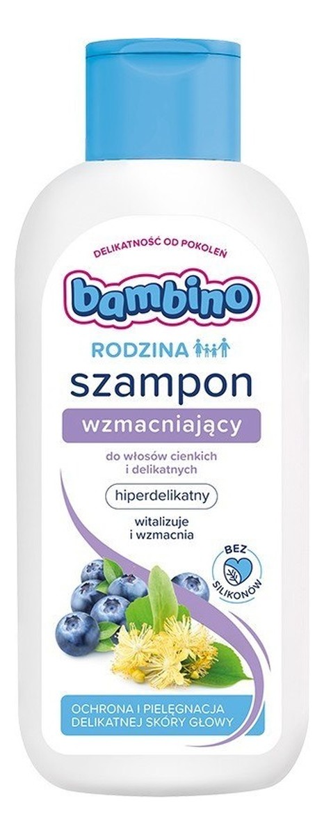 Szampon wzmacniający do włosów cienkich i delikatnych