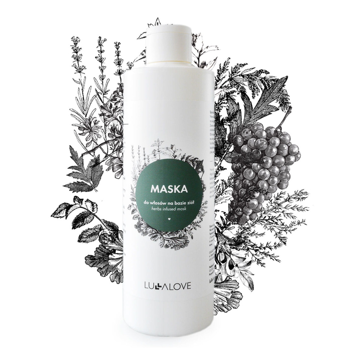 Lullalove Maska do włosów na bazie ziół 250ml