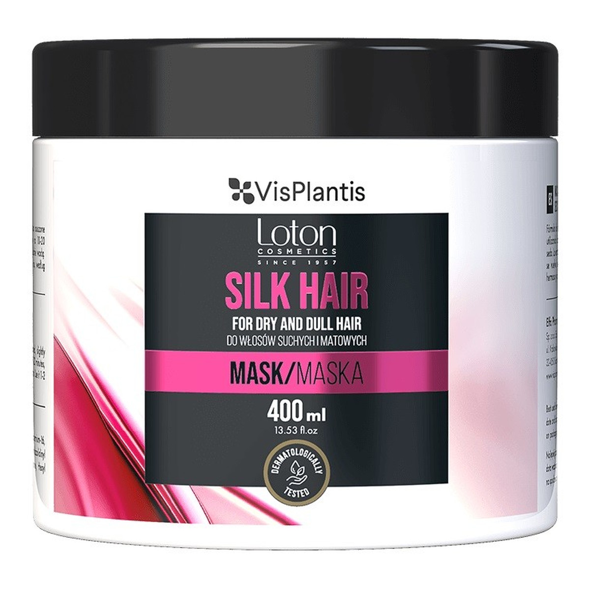 Vis Plantis Loton Maska z jedwabiem do włosów suchych i matowych - Silk Hair 400ml