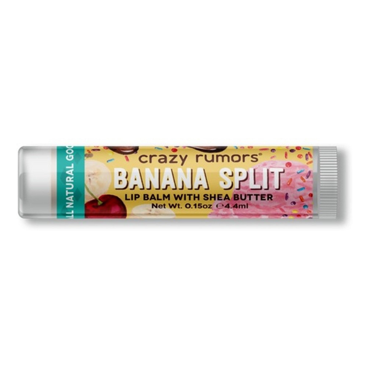 Crazy Rumors Naturalny Balsam do ust banana split 4,4 ml