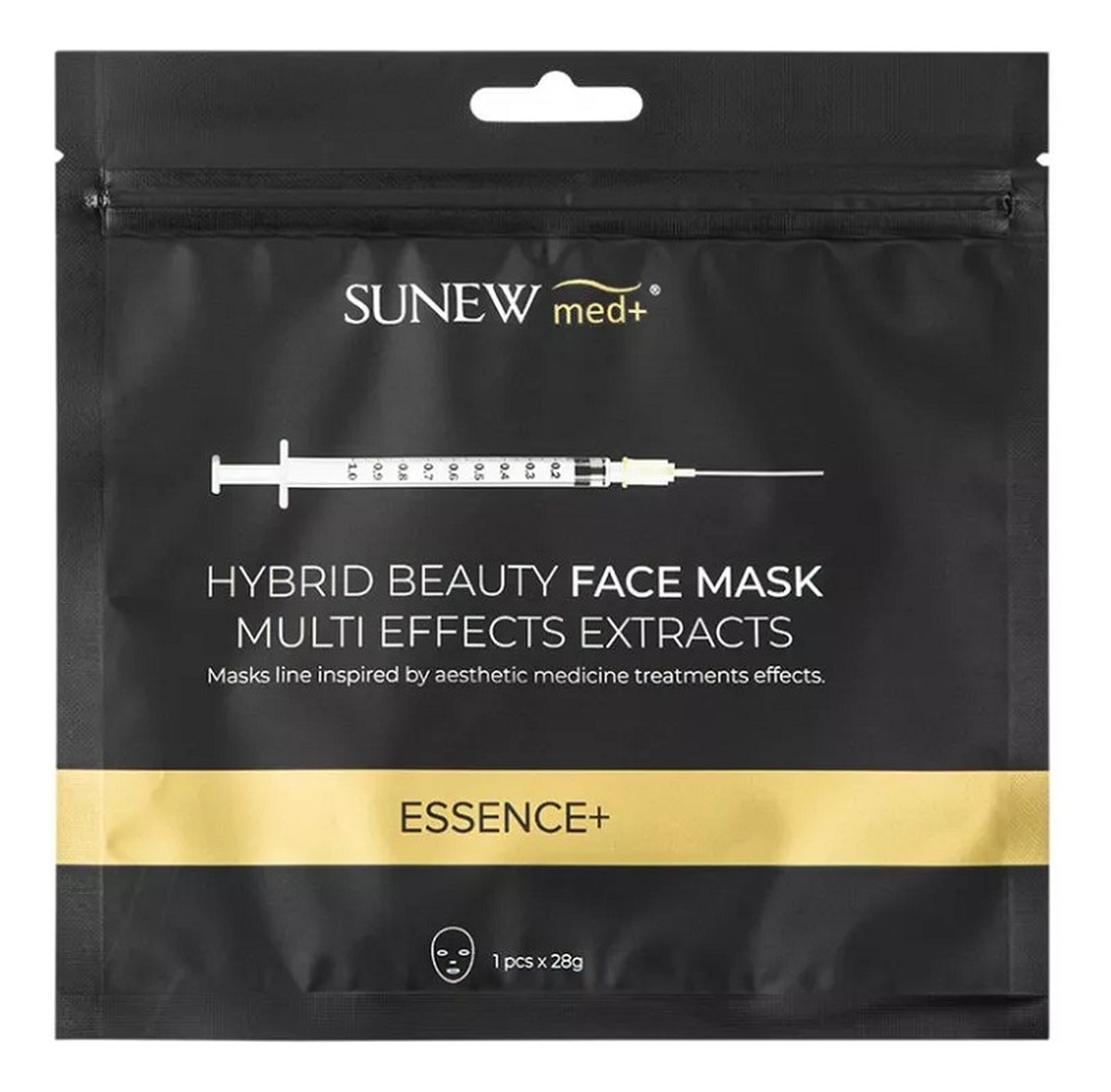 Essence+ hybrid beauty face mask hybrydowa maska z peptydami i śluzem ślimaka 28g
