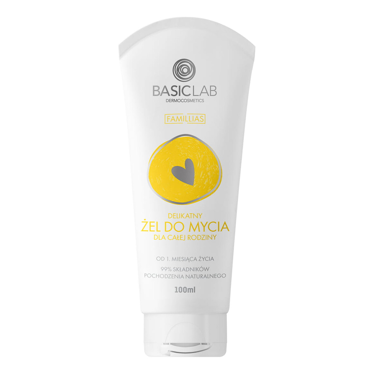 Basiclab Famillias delikatny Żel do mycia dla całej rodziny 100ml