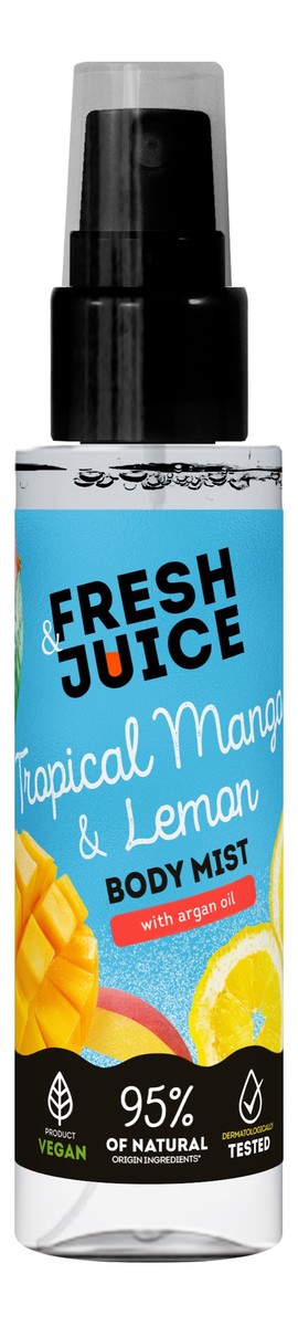 Mgiełka do ciała tropikalne mango i cytryna