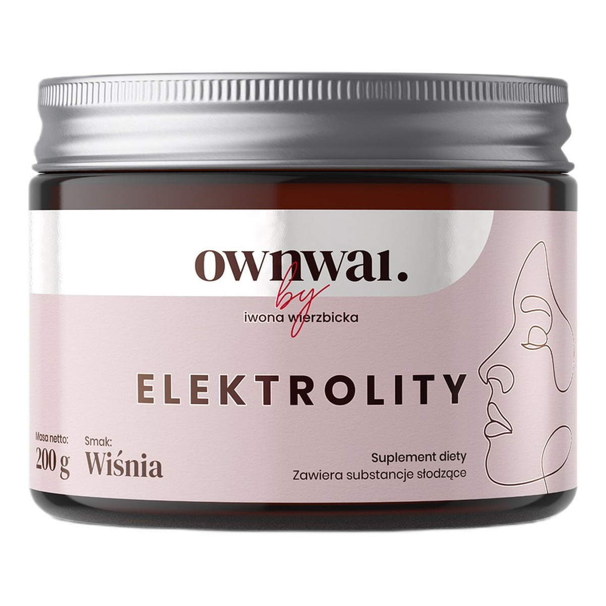 Ownwai Elektrolity smakowe suplement diety w proszku wiśnia 200g