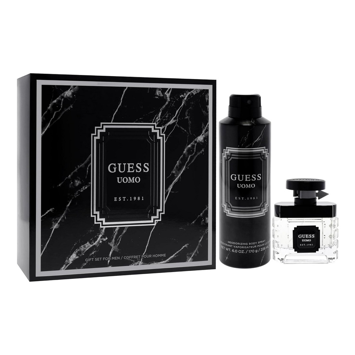 Guess Uomo Zestaw woda toaletowa spray 50ml + dezodorant spray 226ml