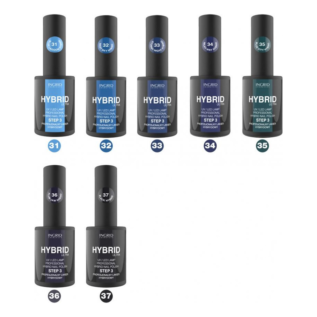 Ingrid Hybrid Ultra lakier hybrydowy do paznokci 7ml