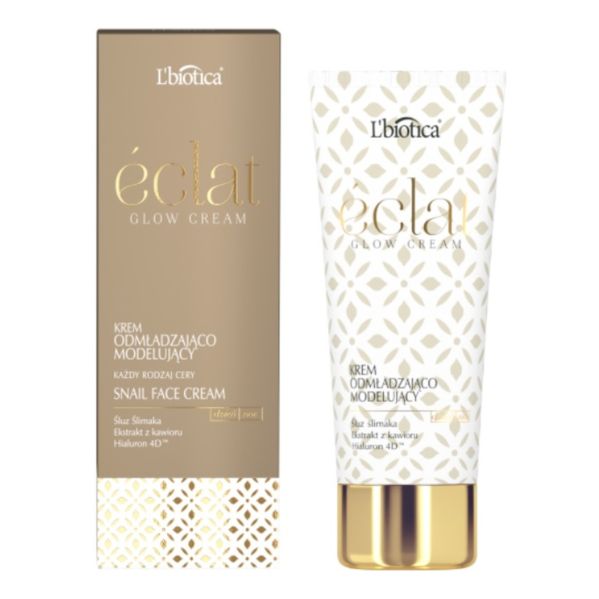 L'biotica / Biovax Eclat Krem odmładzająco - modelujący ze Śluzem Ślimaka na dzień i noc 50ml