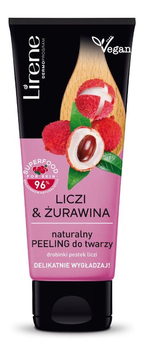 Naturalny peeling do twarzy Liczi & Żurawina