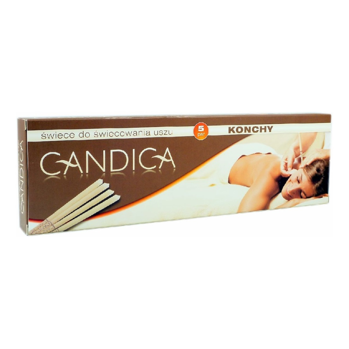 Candica Konchy świece do świecowania uszu 5 par