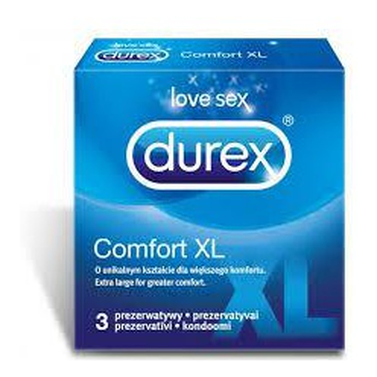 Durex Comfort XL Prezerwatywy 3szt.