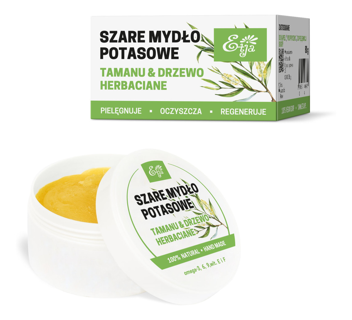 Mydło Naturalne Potasowe Tamanu Drzewo Herbaciane