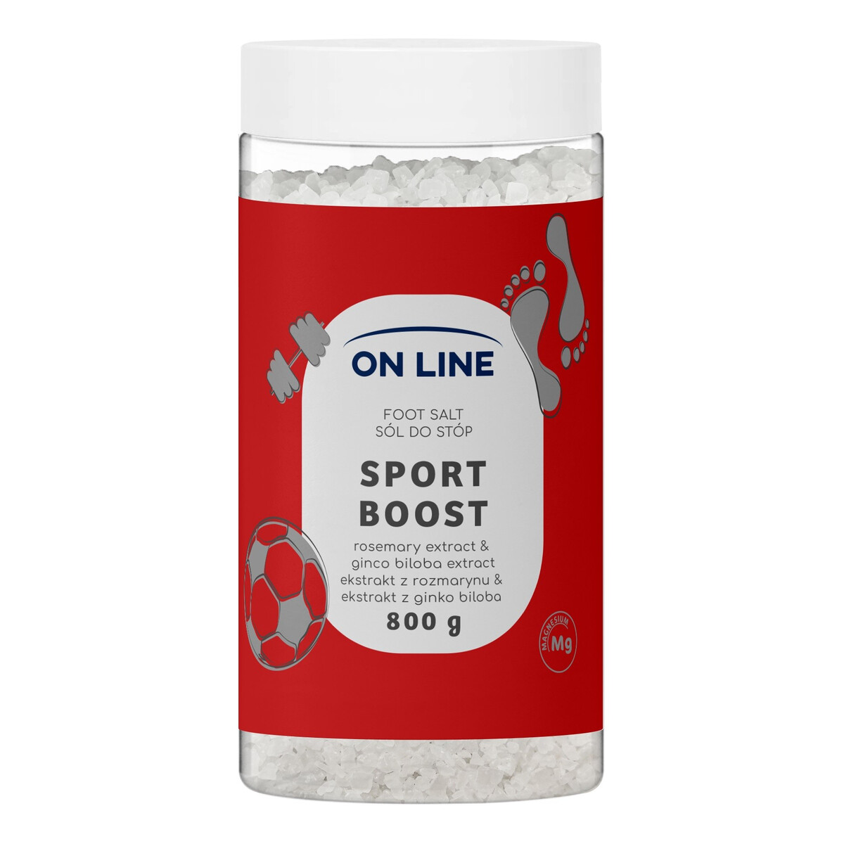On Line Sól do stóp Sport Boost 800g