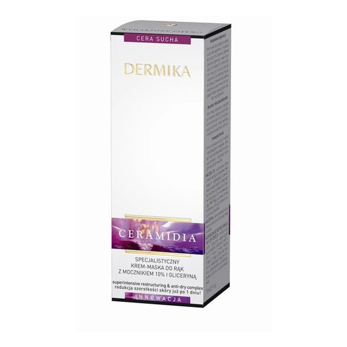 Dermika Ceramidia Specjalistyczny Krem-Maska Do Rąk z Mocznikiem 10% i Gliceryną 75ml