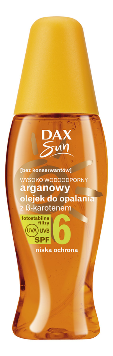 Arganowy Olejek Do Opalania z Beta-Karotenem SPF 6 Spray