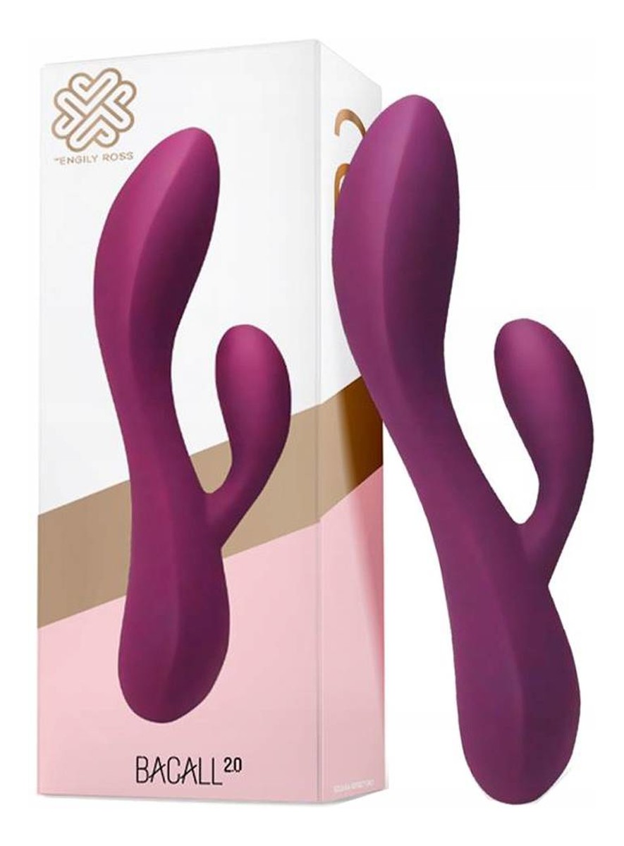 Bacall 2.0 silikonowy wibrator fioletowy