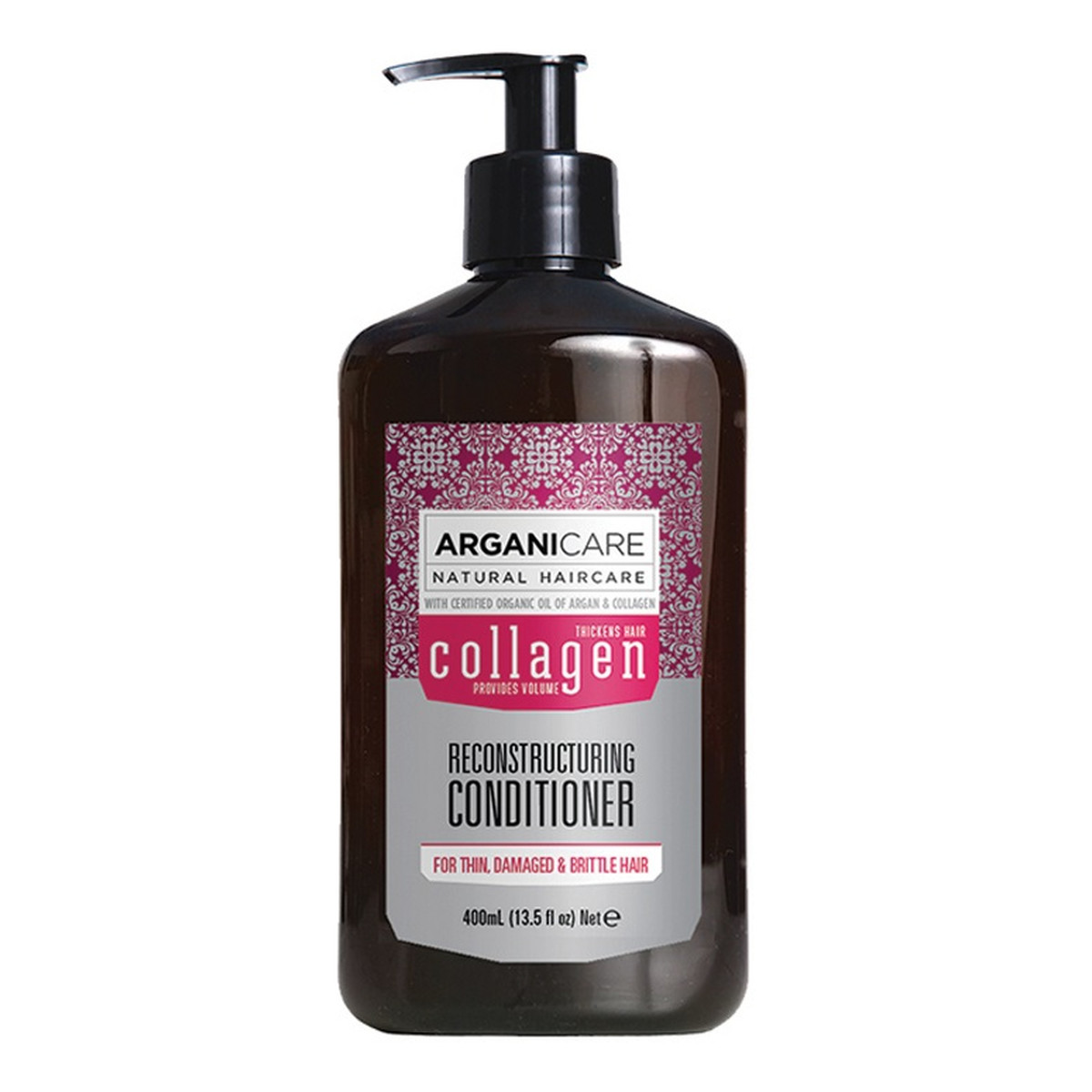 Arganicare Collagen odżywka odbudowująca do cienkich włosów 400ml