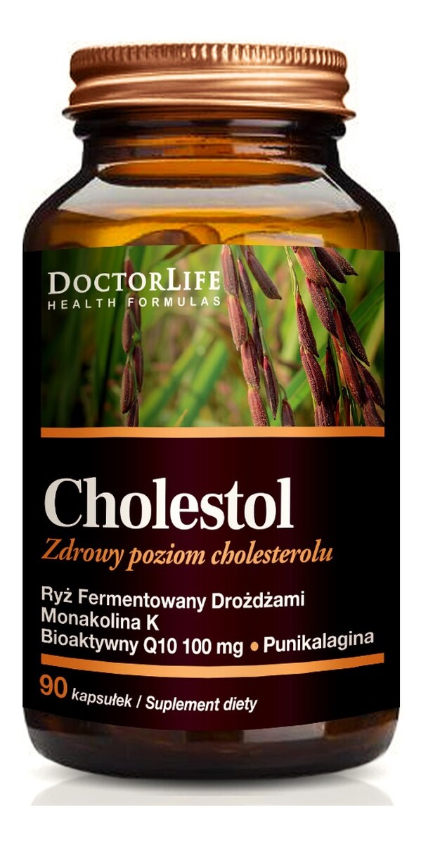 Cholestol monakolina k z co-q10 10mg suplement diety 90 kapsułek