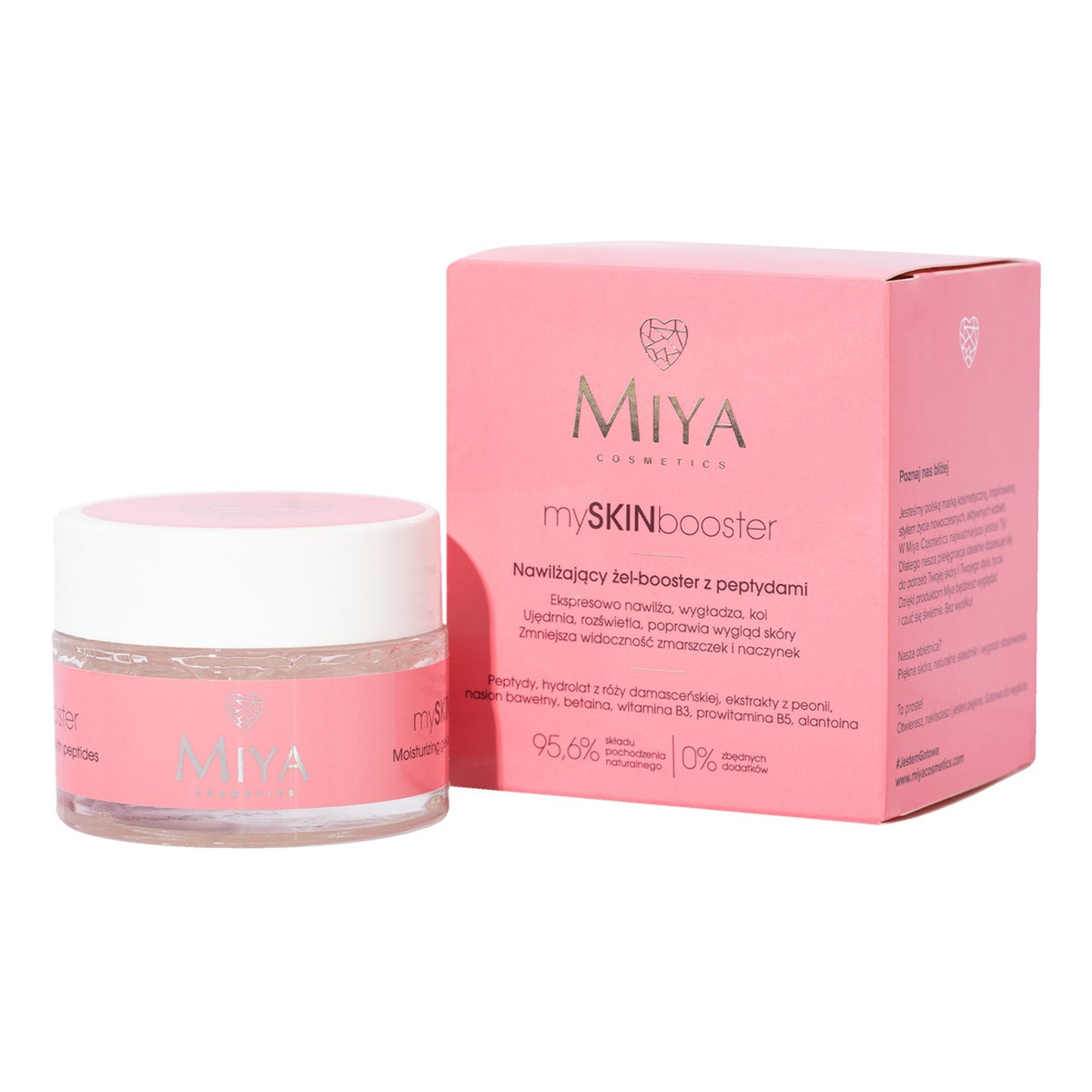 Miya Cosmetics mySKINbooster nawilżający żel-booster z peptydami do twarzy 50ml