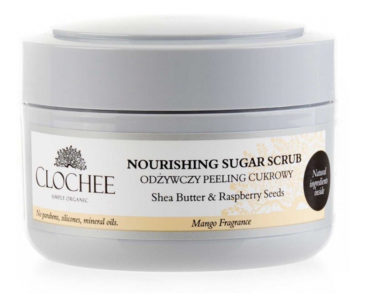 Odżywczy peeling cukrowy do ciała o zapachu mango i masła shea