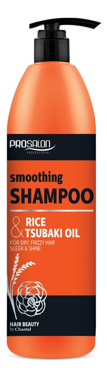 Prosalon smoothing shampoo wygładzający szampon do włosów ryż & olej tsubaki