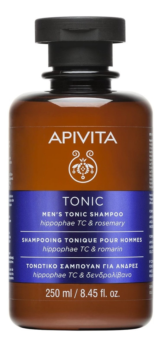 Men’s tonic shampoo szampon przeciw wypadaniu włosów dla mężczyzn z hippophae tc i rozmarynem
