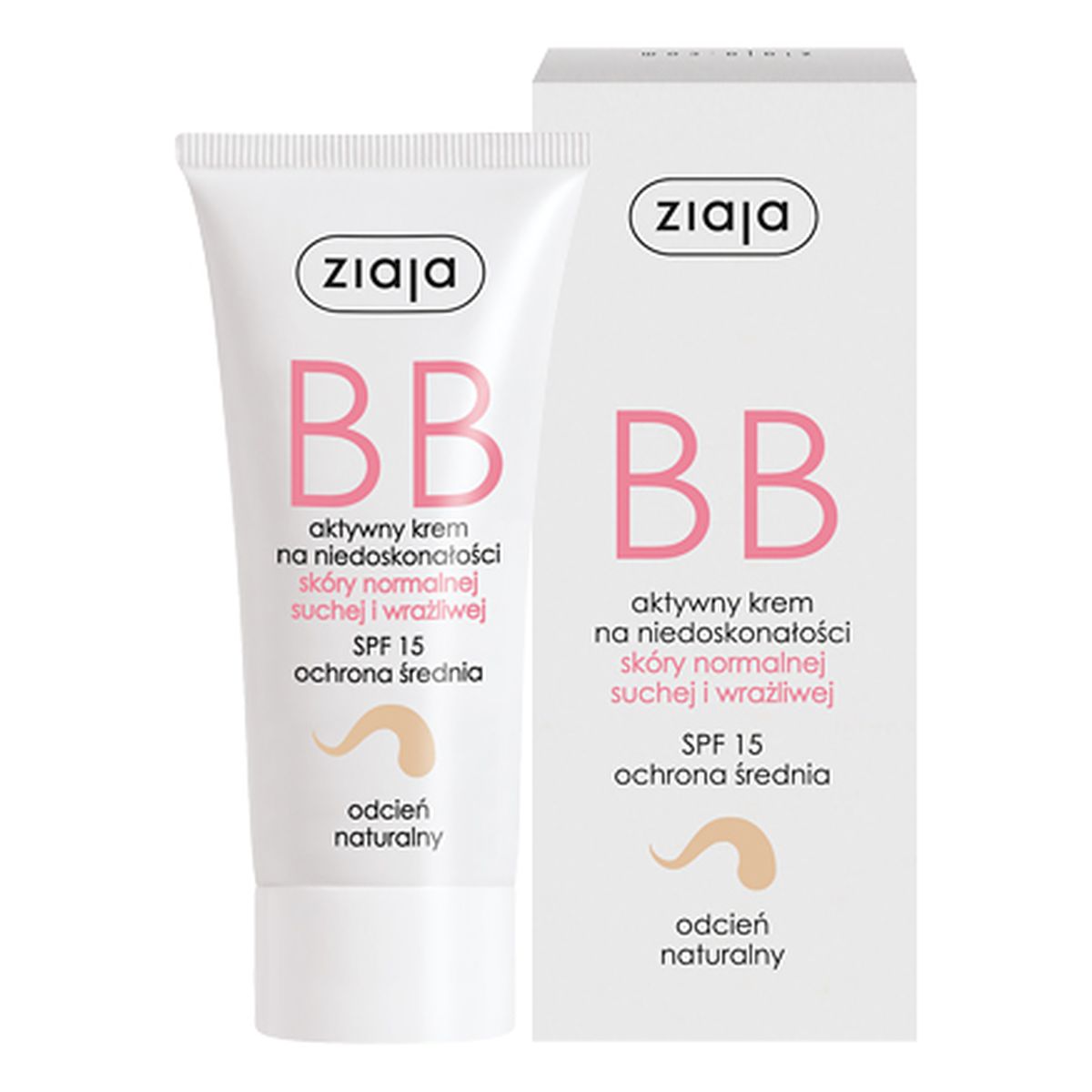 Ziaja BB Aktywny Krem Na Niedoskonałości SPF15 50ml