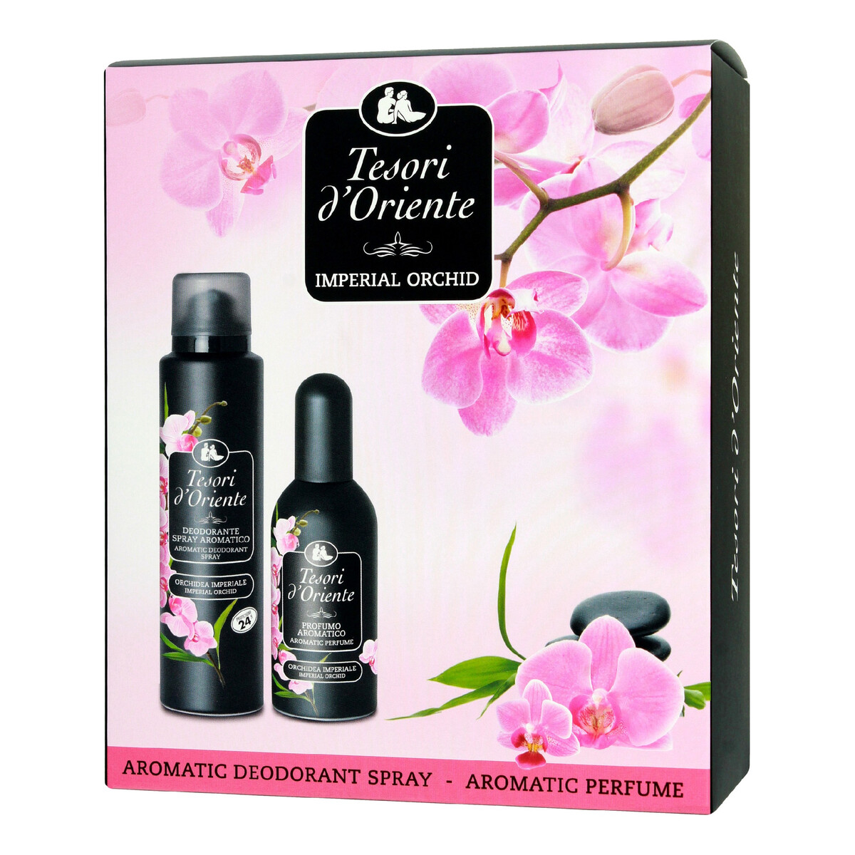 Tesori d'Oriente Imperial Orchid Zestaw prezentowy Woda perfumowana 100 ml + Dezodorant w sprayu 150 ml