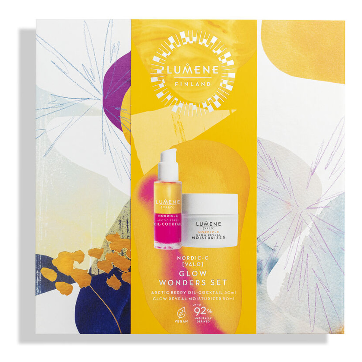 Zestaw arctic berry oil-cocktail 30ml + glow reveal moisturizer 50ml