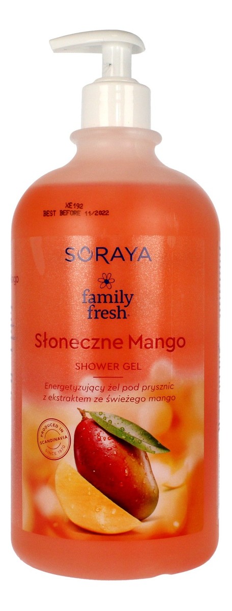 Żel pod prysznic energetyzujący Słoneczne Mango