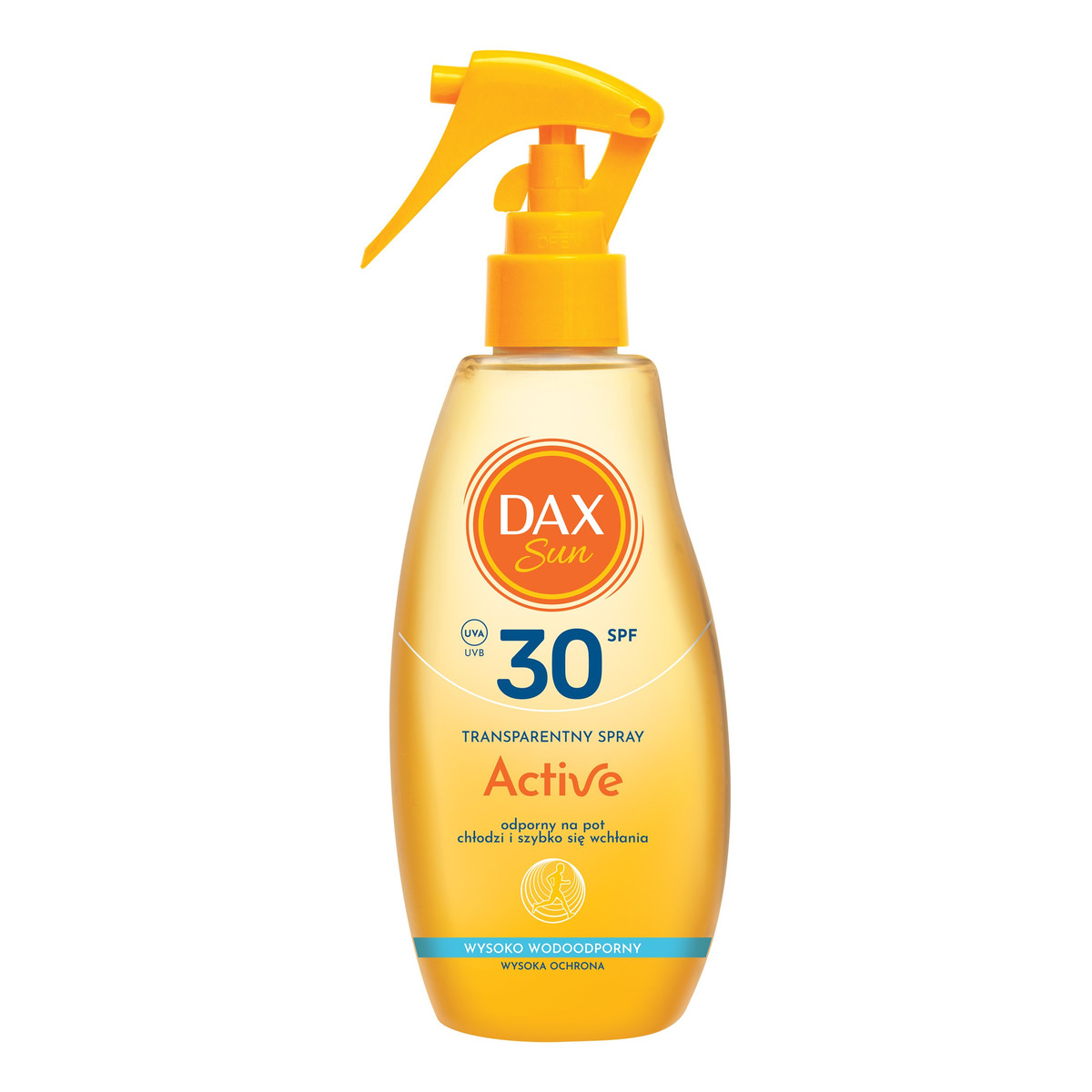 Dax Sun transparentny spray ochronny active spf 30 200ml