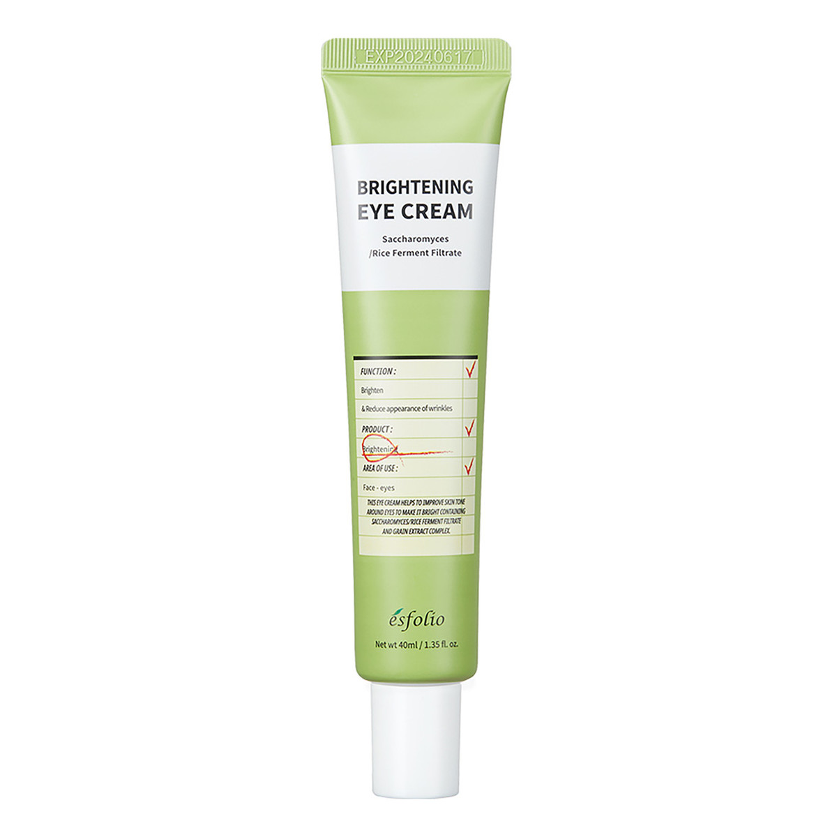 Esfolio Brightening Eye Cream rozświetlający Krem pod oczy 40ml