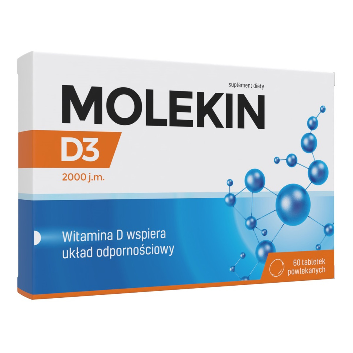 Molekin D3 2000 j.m. 60 tabletek powlekanych