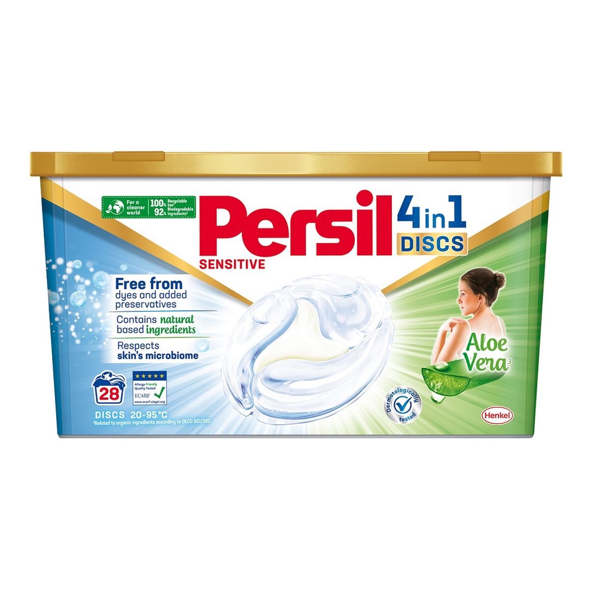 Persil Discs 4in1 sensitive kapsułki do prania 28szt.