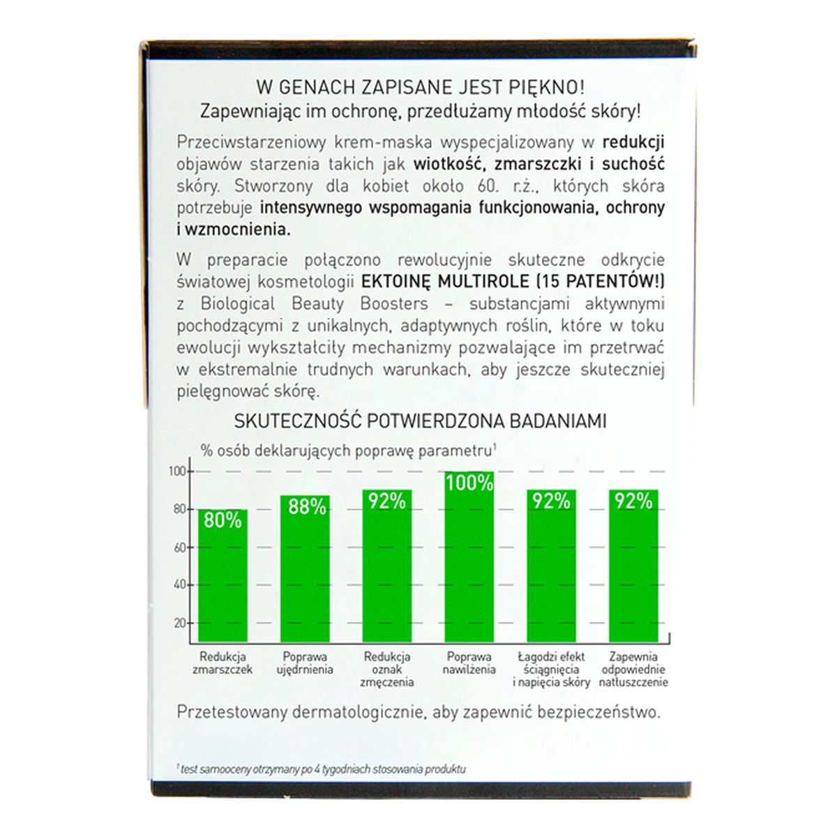 Dermika Biogeniq Krem Maska Redukujący Objawy Starzenia Na Dzień i Noc 50ml